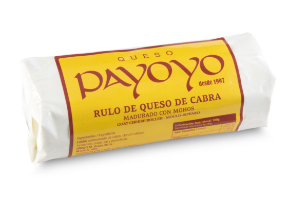 RULO DE CABRA PAYOYO queso de leche pasteurizada de cabra andaluz disponible en QuesoQueso de Vanessa Cruz en Sevilla