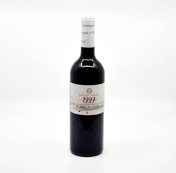 VINO MONTE AIXA 1997 vino roble tinto de uva Tempranillo de DO Ribera del Duero disponible en QuesoQueso de Vanesa Cruz en Sevilla