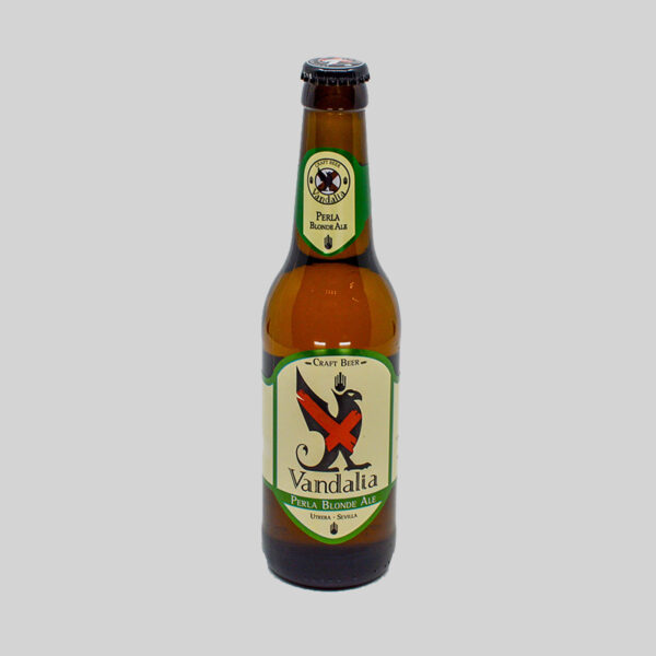 VANDALIA PERLA BLONDE ALE cerveza rubia artesana nacional disponible en QuesoQueso de Vanessa Cruz en Sevilla