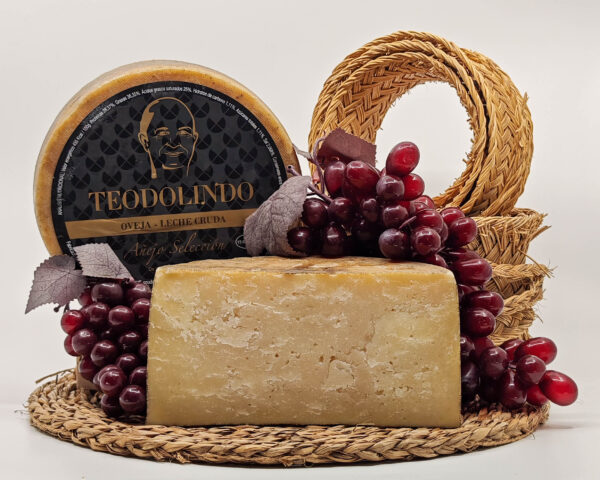 TEODOLINDO AÑEJO queso de leche cruda de oveja nacional disponible en QuesoQueso de Vanessa Cruz en Sevilla